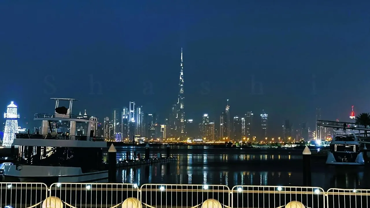 The Shrashi Suites, Dubai Creek Harbour - Paradise On The Island With Dubai Skyline & Burj Khaleefa View Holiday home